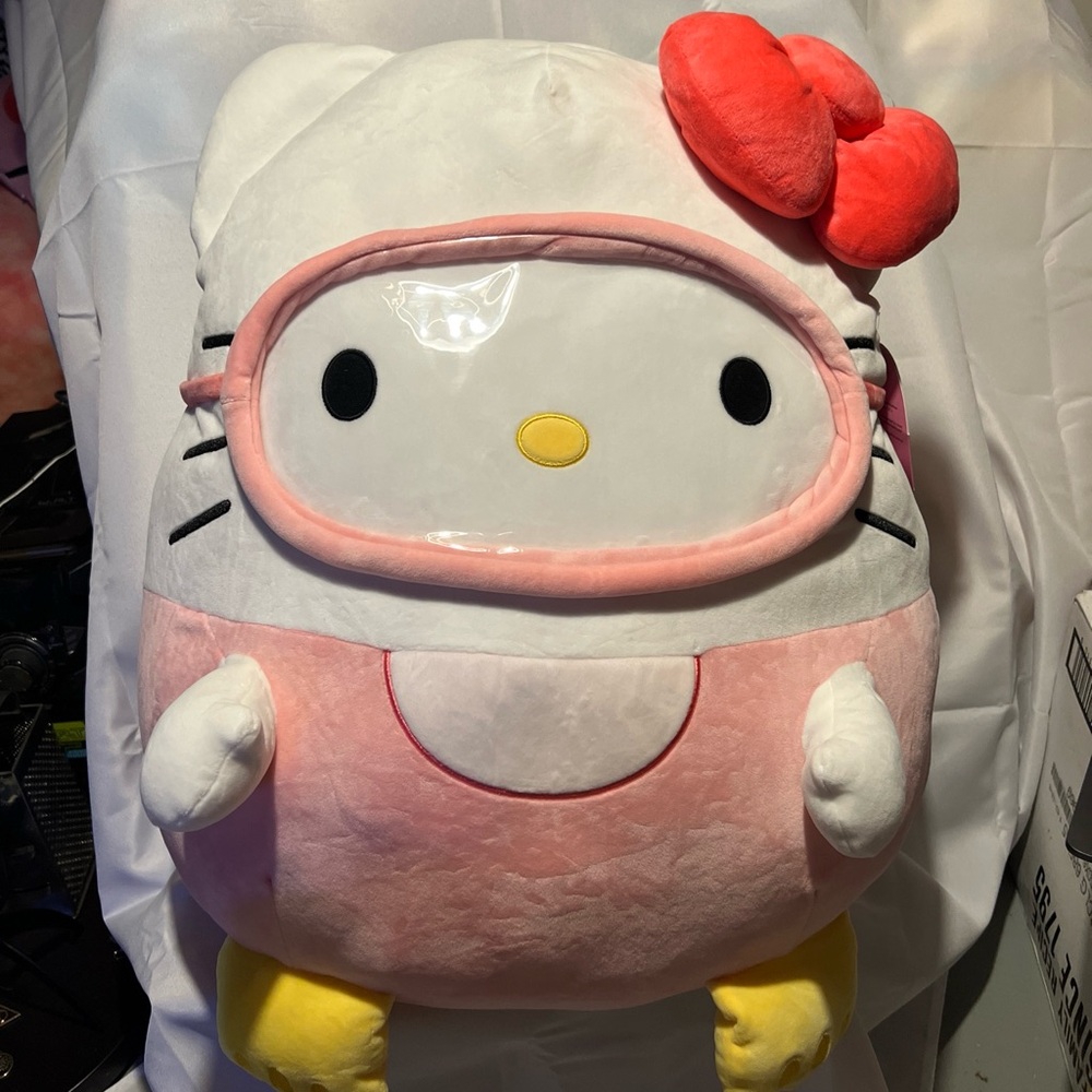 Squishmallows Kelly Toy Sanrio Scuba Gear Hello Kitty XL 24" Plush Pillow, NWT